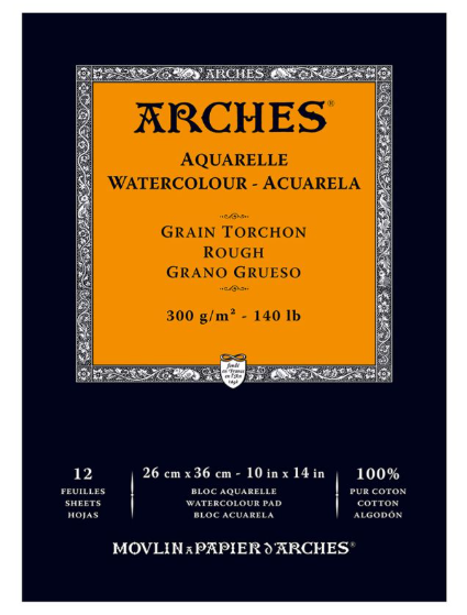 Arches Block - 10 x 14" Rough 140lb