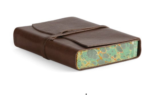 Leather Roma Lussa Journal - 6" x 8"
