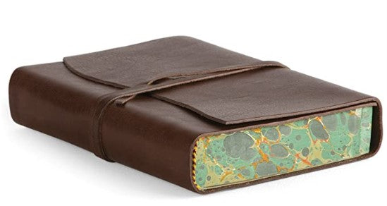 Leather Roma Lussa Journal - 6" x 8"