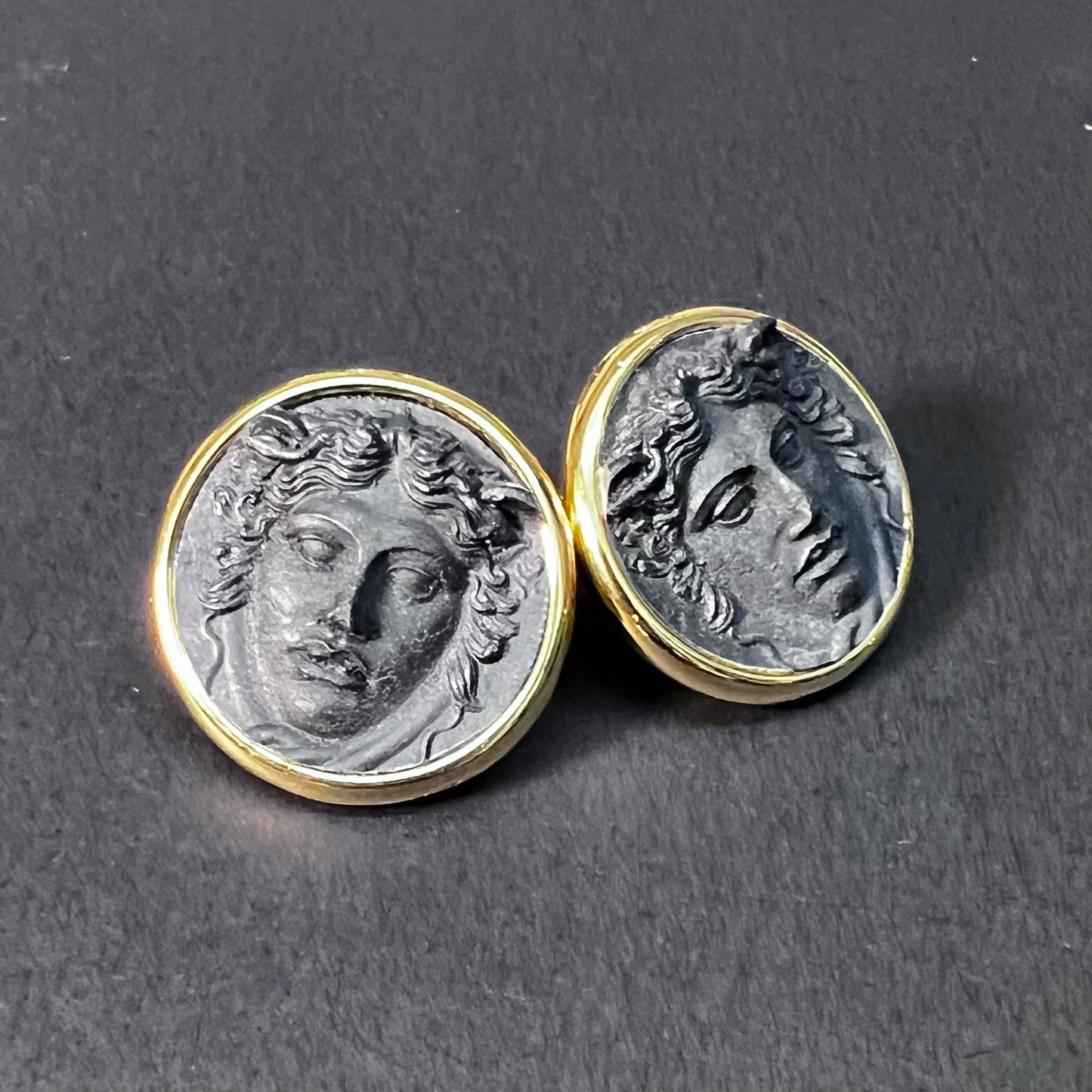 Italian Intaglio Earring