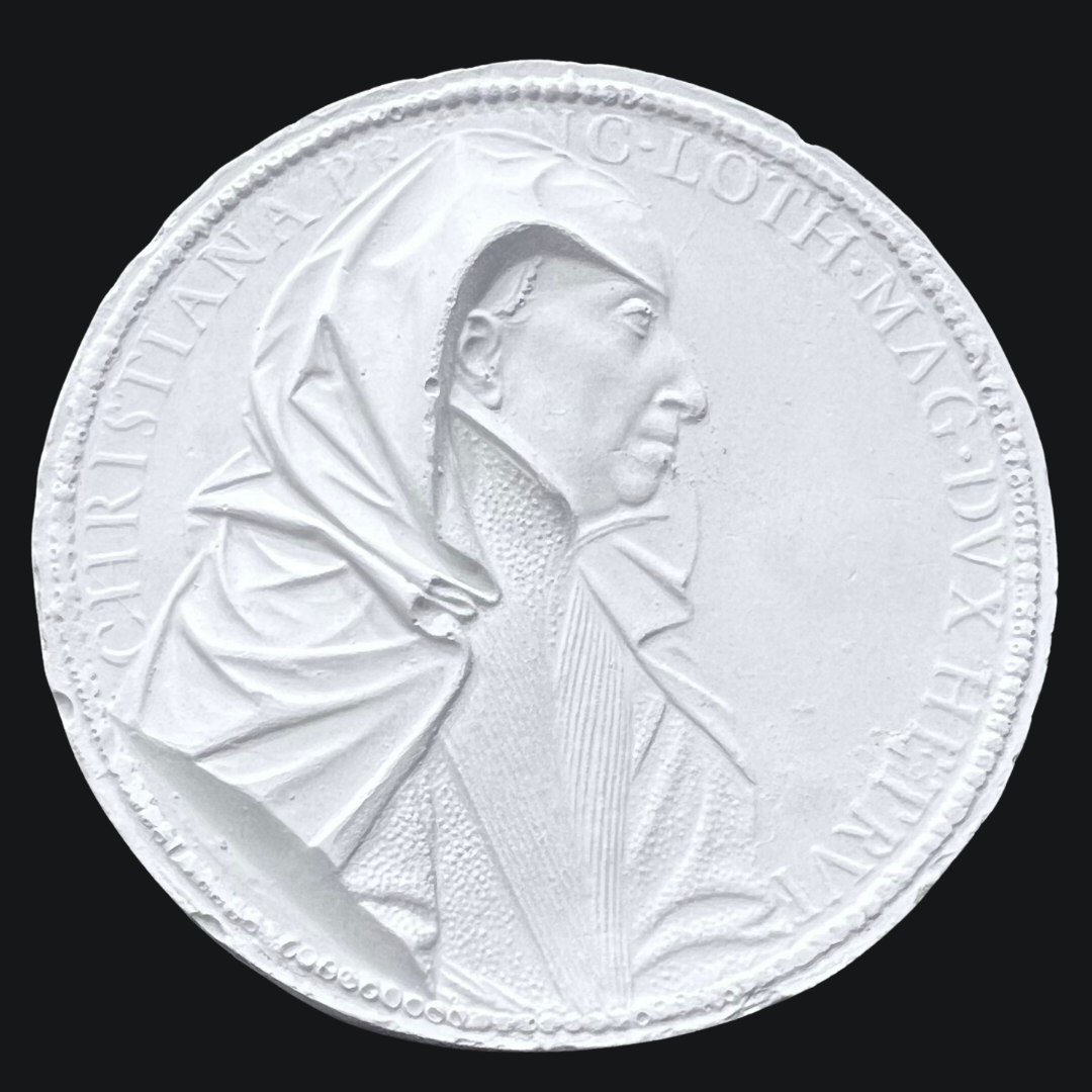 Medalist: Guillaume Dupre "Christina of Lorraine (1565-1637) Grand Duchess of Tuscany, wife of Ferdinando I de' Medici, 1613
