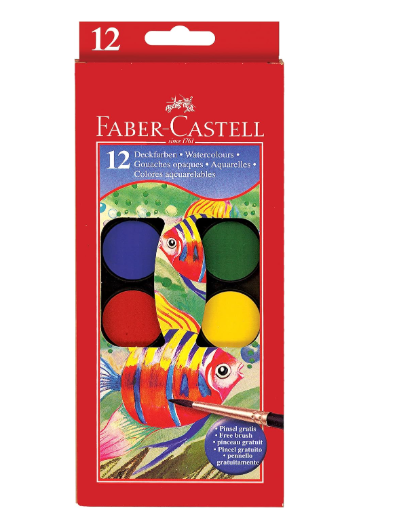 Faber-Castell 12 Vibrant Color Watercolor set