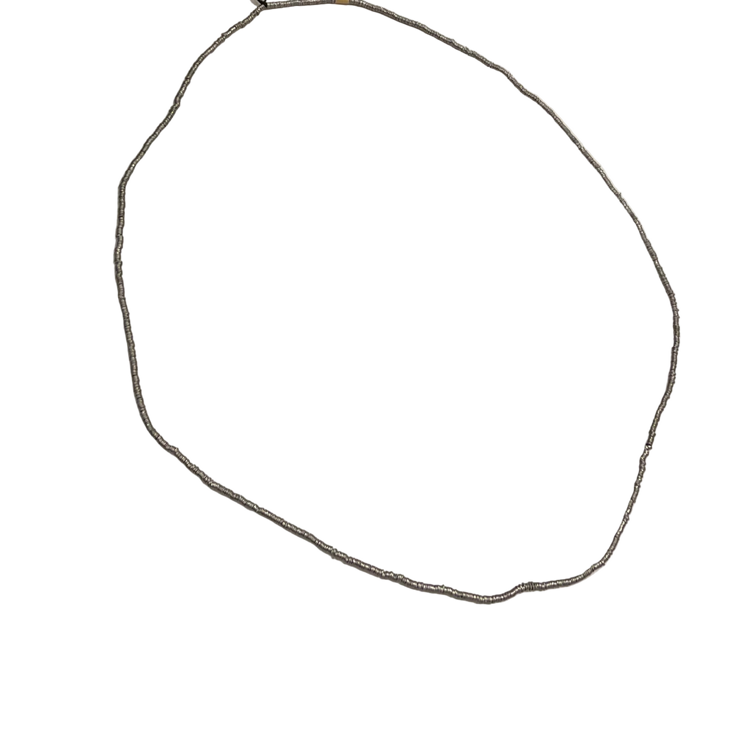 Silver Disk Heishi Beads (2mm)