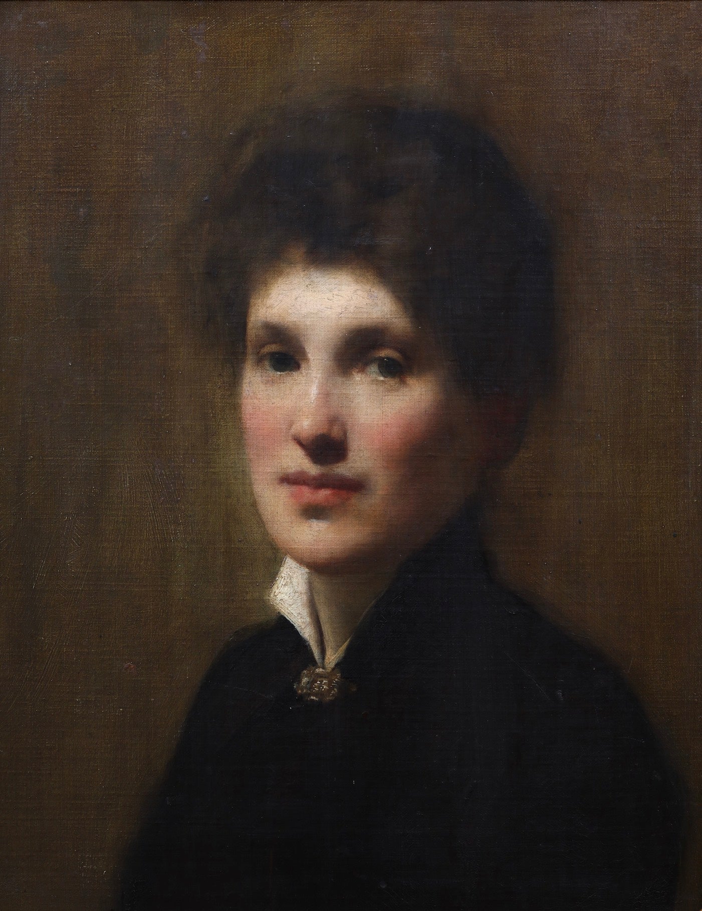 3” Pocket Mirror “Portrait of Henrietta Lowy Solomon, The Artist’s Sister” by Solomon J. Solomon (British, 1860-1927)