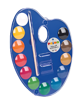 Primo Watercolour Palette 12 color set