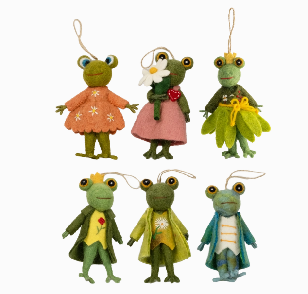 Dapper Frog Ornament