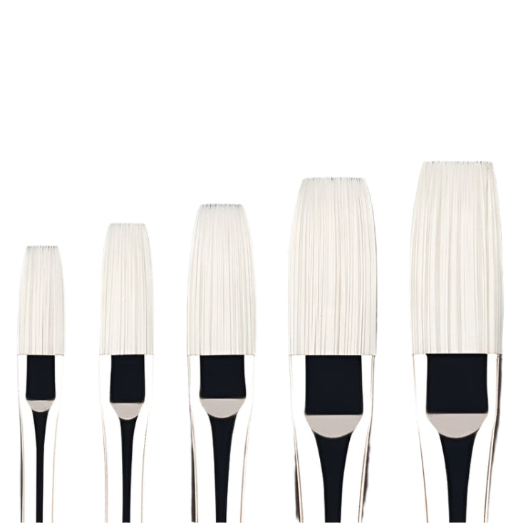Rosemary & Co. Ivory Flat Brushes