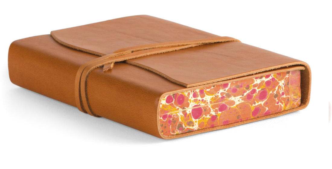 Leather Roma Lussa Journal - 6" x 8"