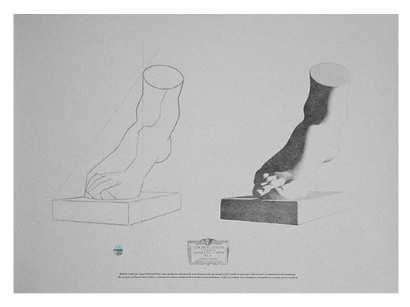 Bargue Plate I-08 The Foot of the Medici Venus