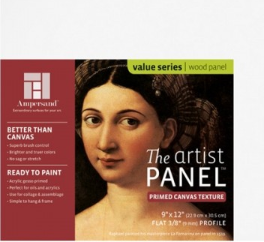 Ampersand The Artist Panel Wood Panel
