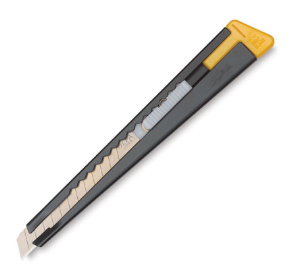 Olfa Pro 9mm Snap-Off Blade With Metal Handle