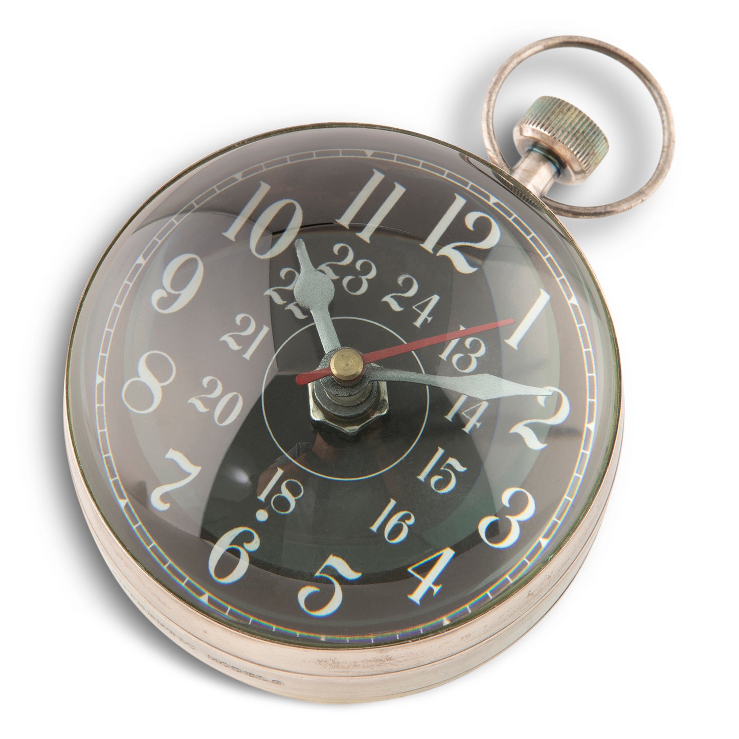 Eye of Time Clock, Silver