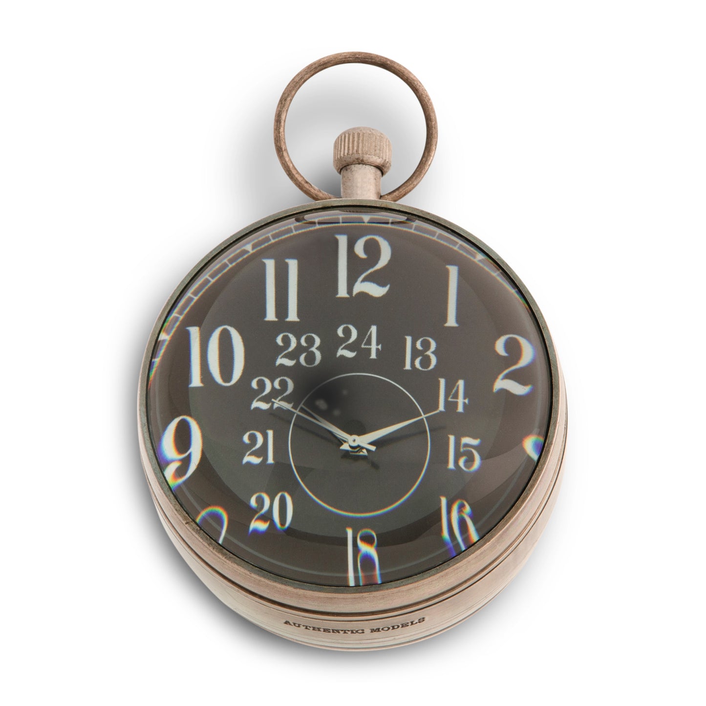 Eye of Time Clock, Silver