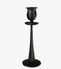 Iron Taper Holder 8"H