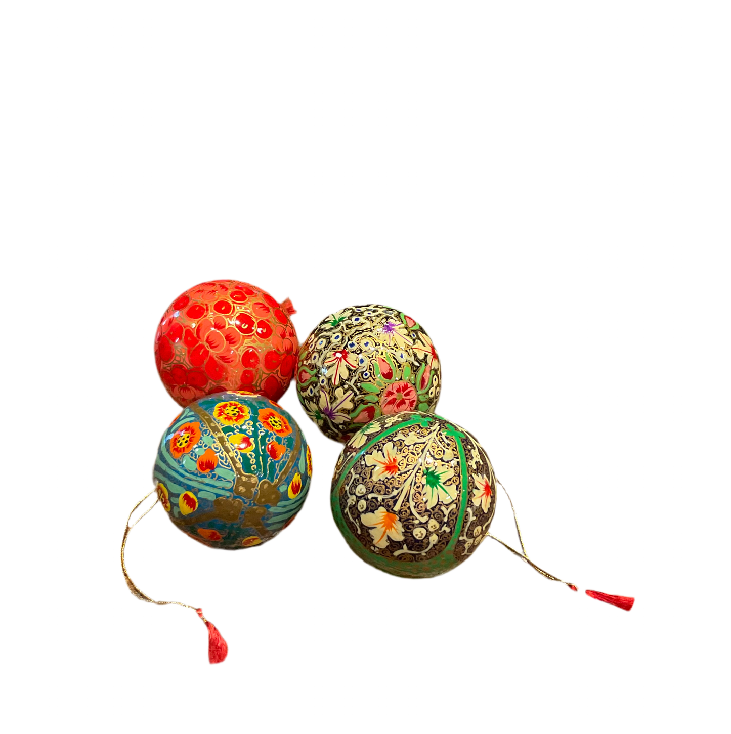 Papier-mache Ball Ornament