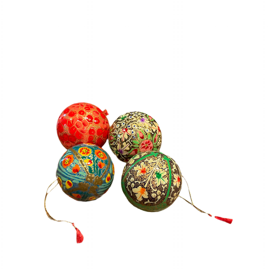 Papier-mache Ball Ornament