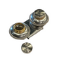 Brass lidded palette cup