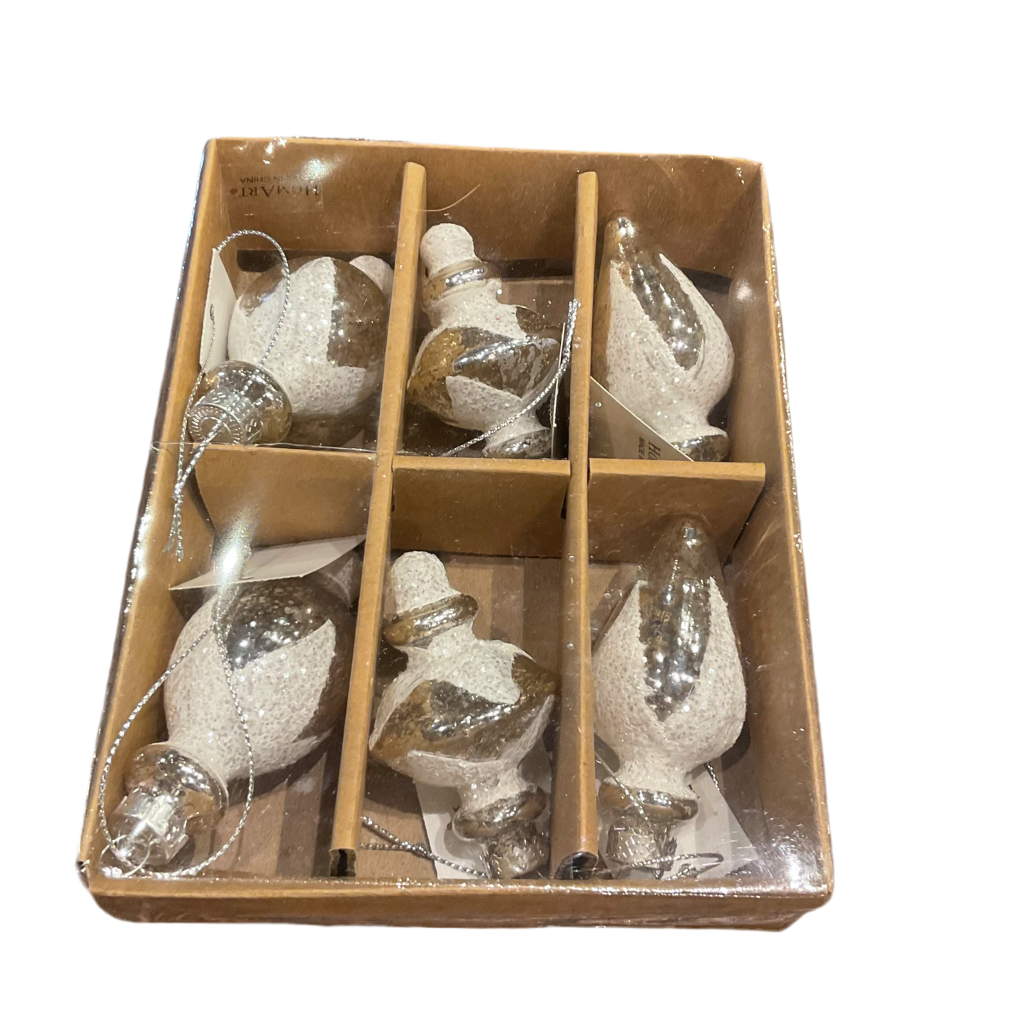 Frosted Glass Ornaments