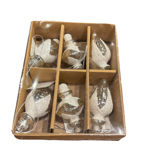 Frosted Glass Ornaments
