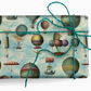 Florentine Wrapping Paper, 2 Folded Sheets 19.7 X 27.6 in.