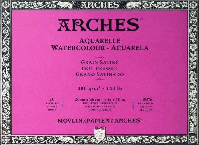 Arches Hot Pressed Watercolor Block
