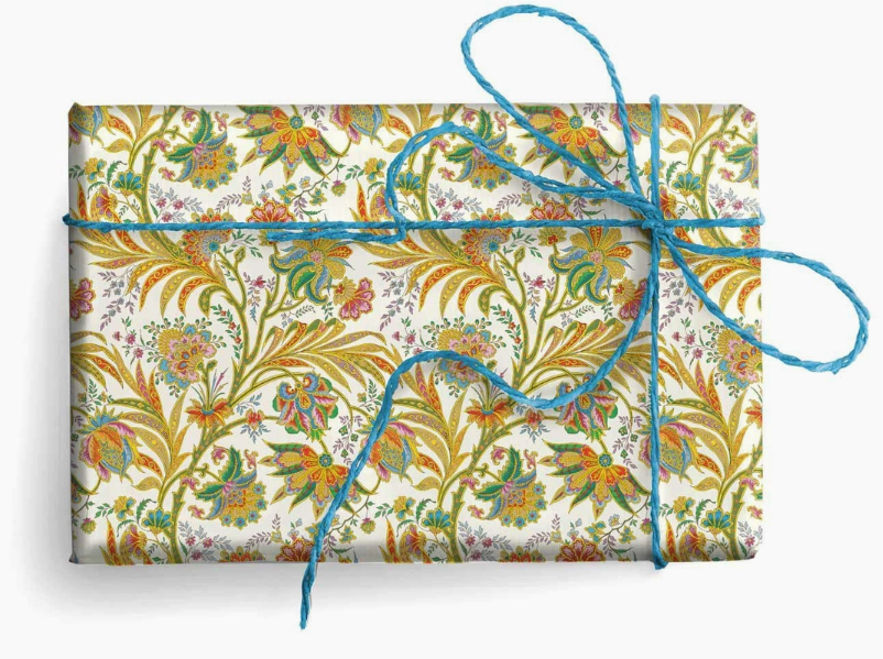 Florentine Wrapping Paper, 2 Folded Sheets 19.7 X 27.6 in.
