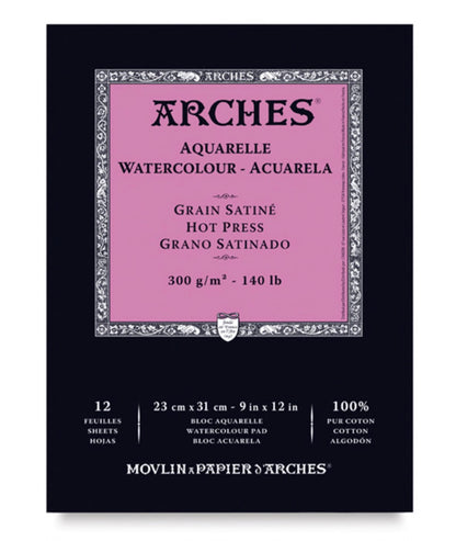 Arches Hot Pressed Watercolor Block