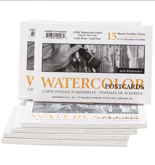 Watercolor Postcards Cold Press 135lb 15 count