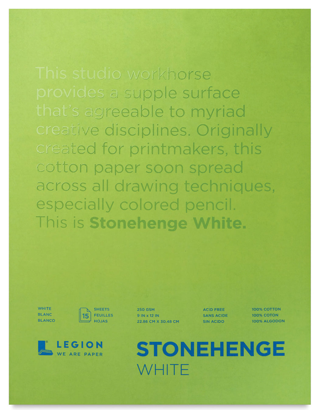 Stonehenge White 15 Sheet Pad