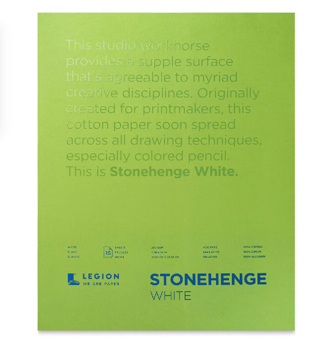 Stonehenge White 15 Sheet Pad