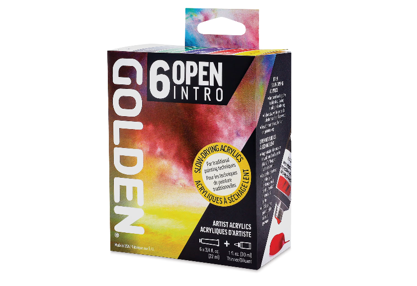 Golden Open Acrylic Intro Set of 6