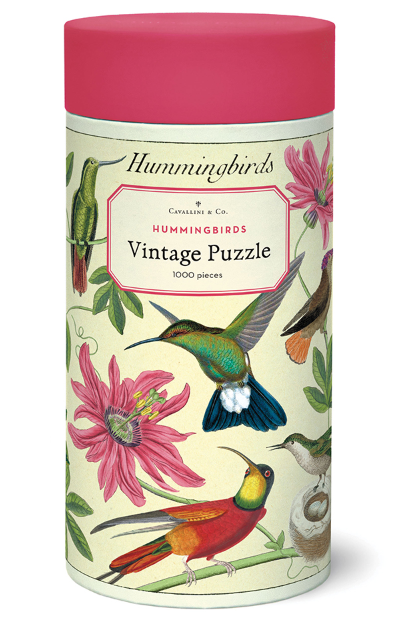 Cavallini Vintage Puzzle Hummingbirds