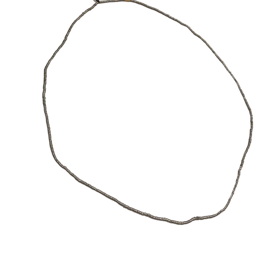 Silver Disk Heishi Beads (2mm)