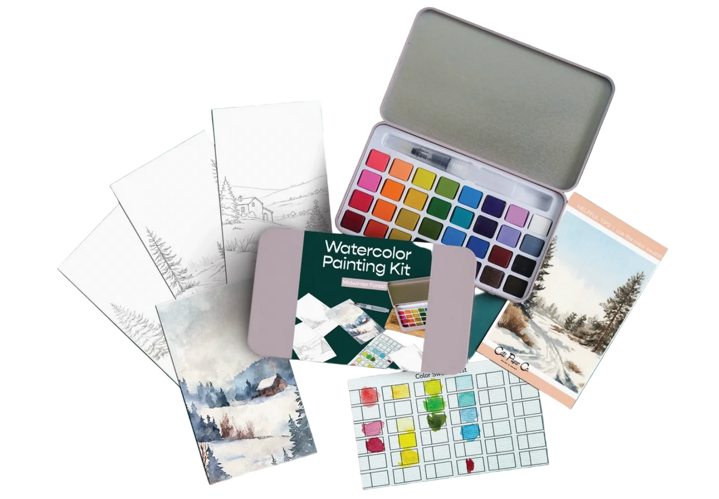 Cate Paper Co. Watercolor Kits