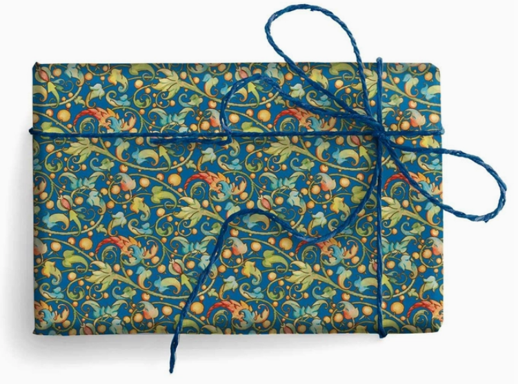 Florentine Wrapping Paper, 2 Folded Sheets 19.7 X 27.6 in.