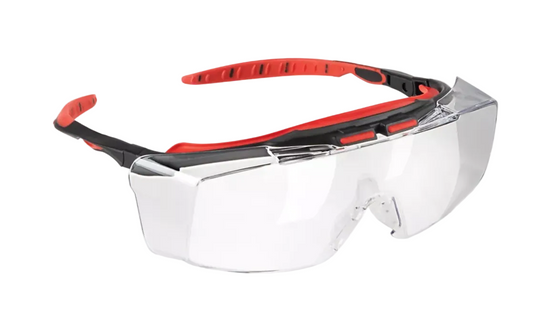 DELUXE OTG SAFETY GLASSES - CLEAR LENS
