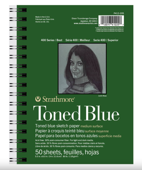 Strathmore Toned Blue