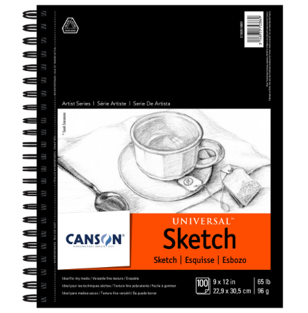 Canson 	 Artist Series Wire Bound Sketch Book