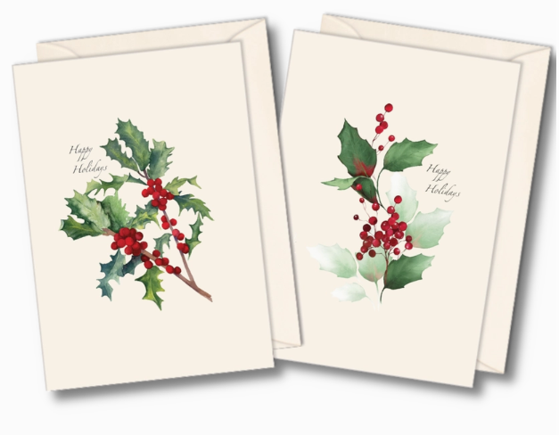 Holiday Card Box Set of 8