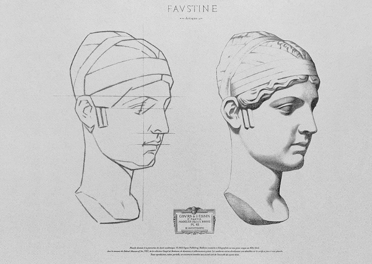 Bargue Plate I-43 Faustina