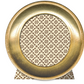 Florentine Frame - Round Gold Leaf