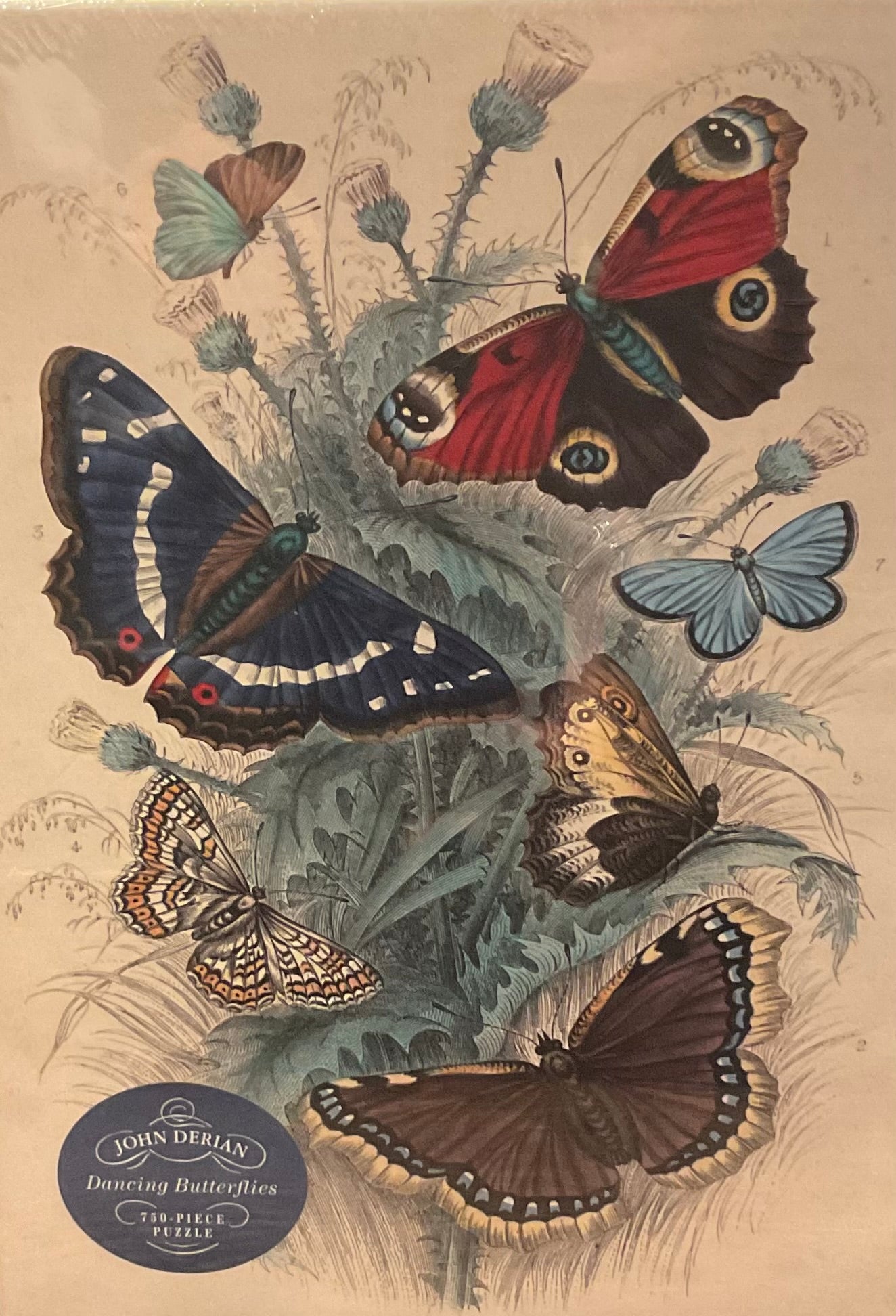 John Derian Dancing Butterflies Puzzle
