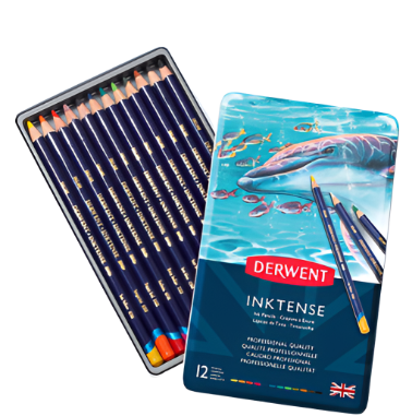 Derwent Inktense Ink Pencils -12 pencil set