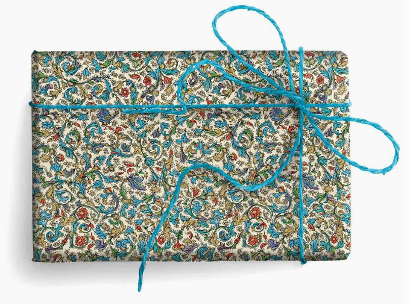 Florentine Wrapping Paper, 2 Folded Sheets 19.7 X 27.6 in.