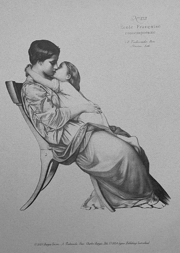 Bargue plate II-22, Mother and Child (Limited Edition)