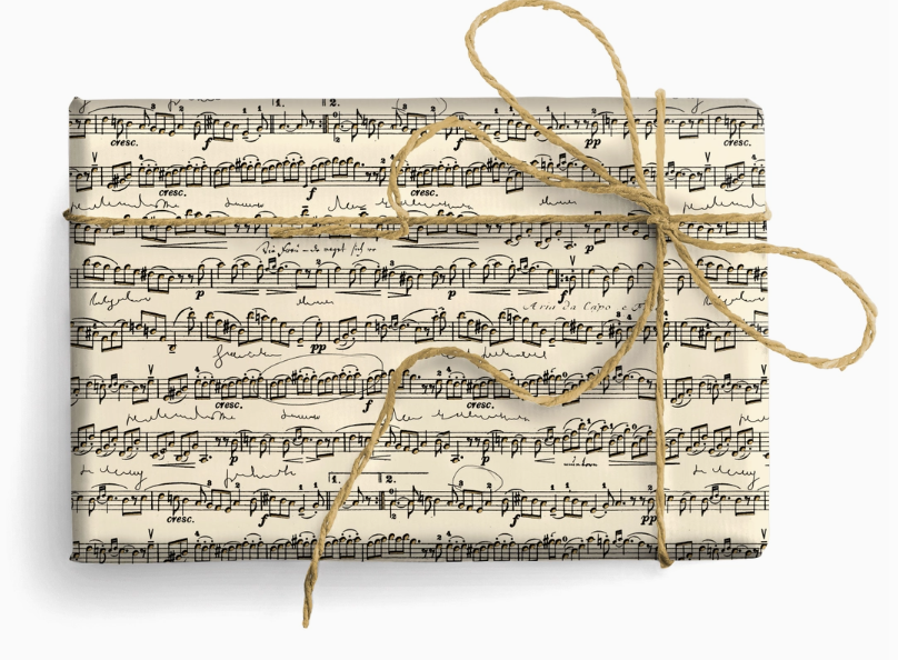 Florentine Wrapping Paper, 2 Folded Sheets 19.7 X 27.6 in.