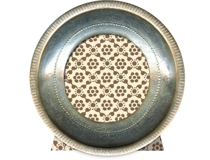 Florentine Frames - Round Silver Leaf