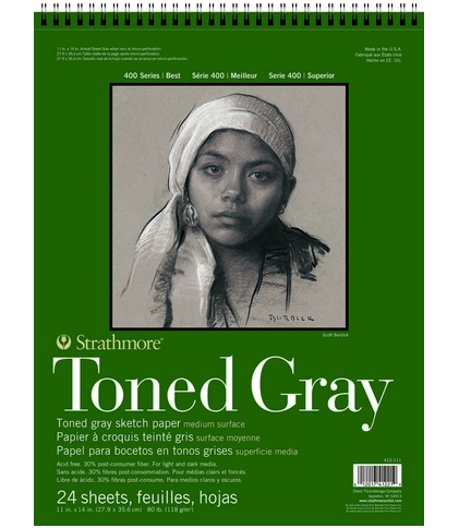 Strathmore Toned Gray 400 Series