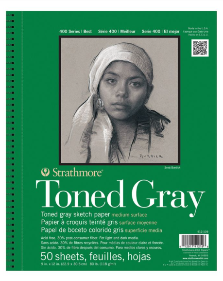 Strathmore Toned Gray 400 Series