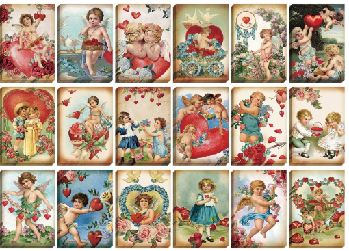 Vintage Valentine postcard